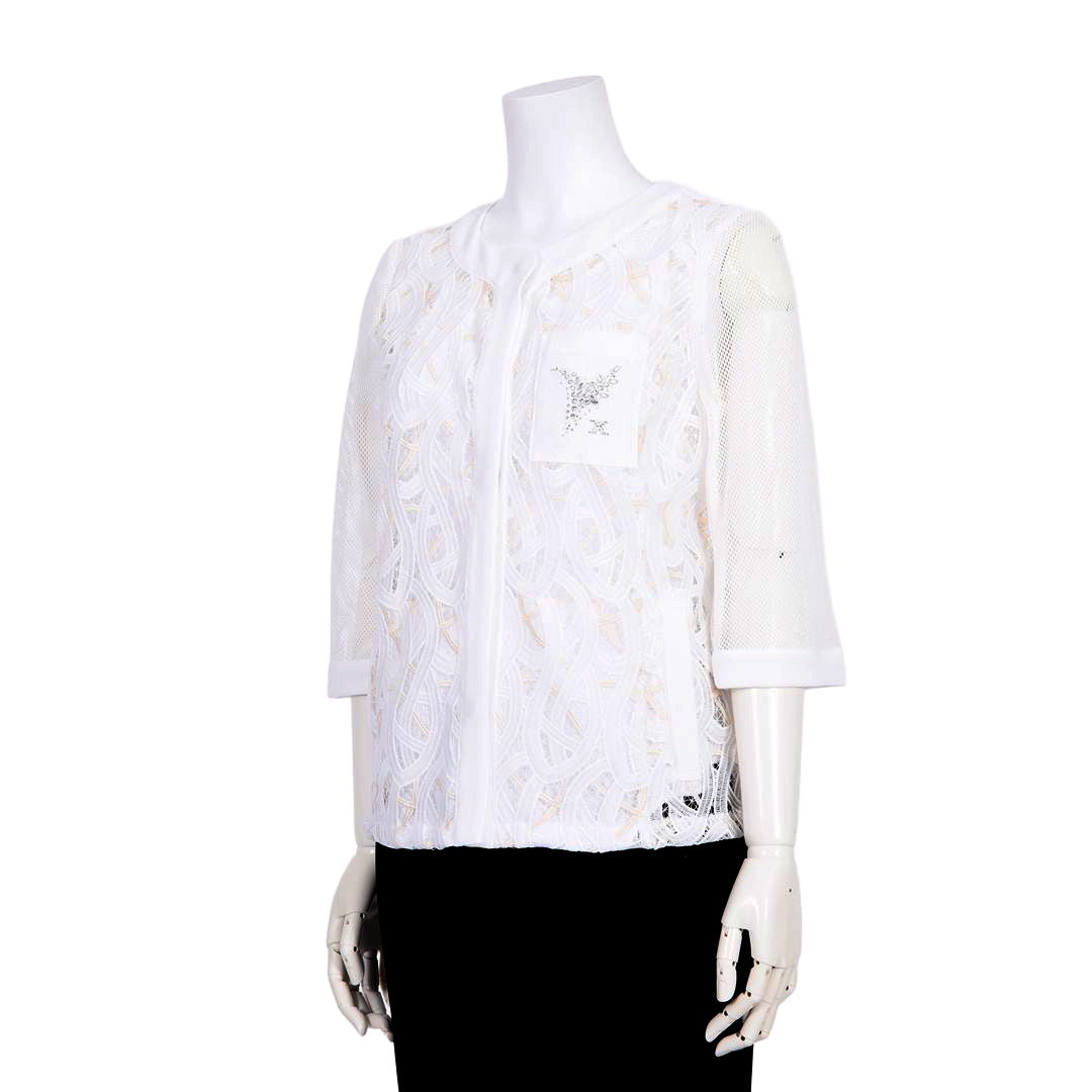 レース&メッシュ　シアージャケット　VALENZA　5167401