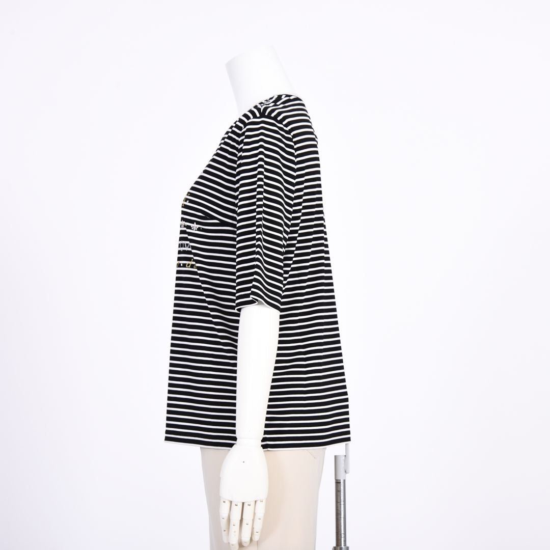 ※予約商品  5分袖　ボーダーカットソー　VALENZA　5162404