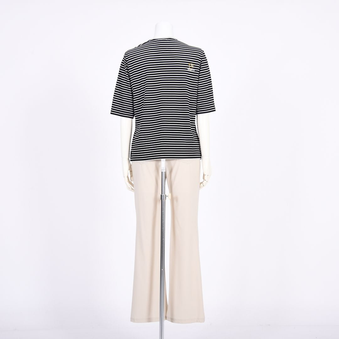 ※予約商品  5分袖　ボーダーカットソー　VALENZA　5162404