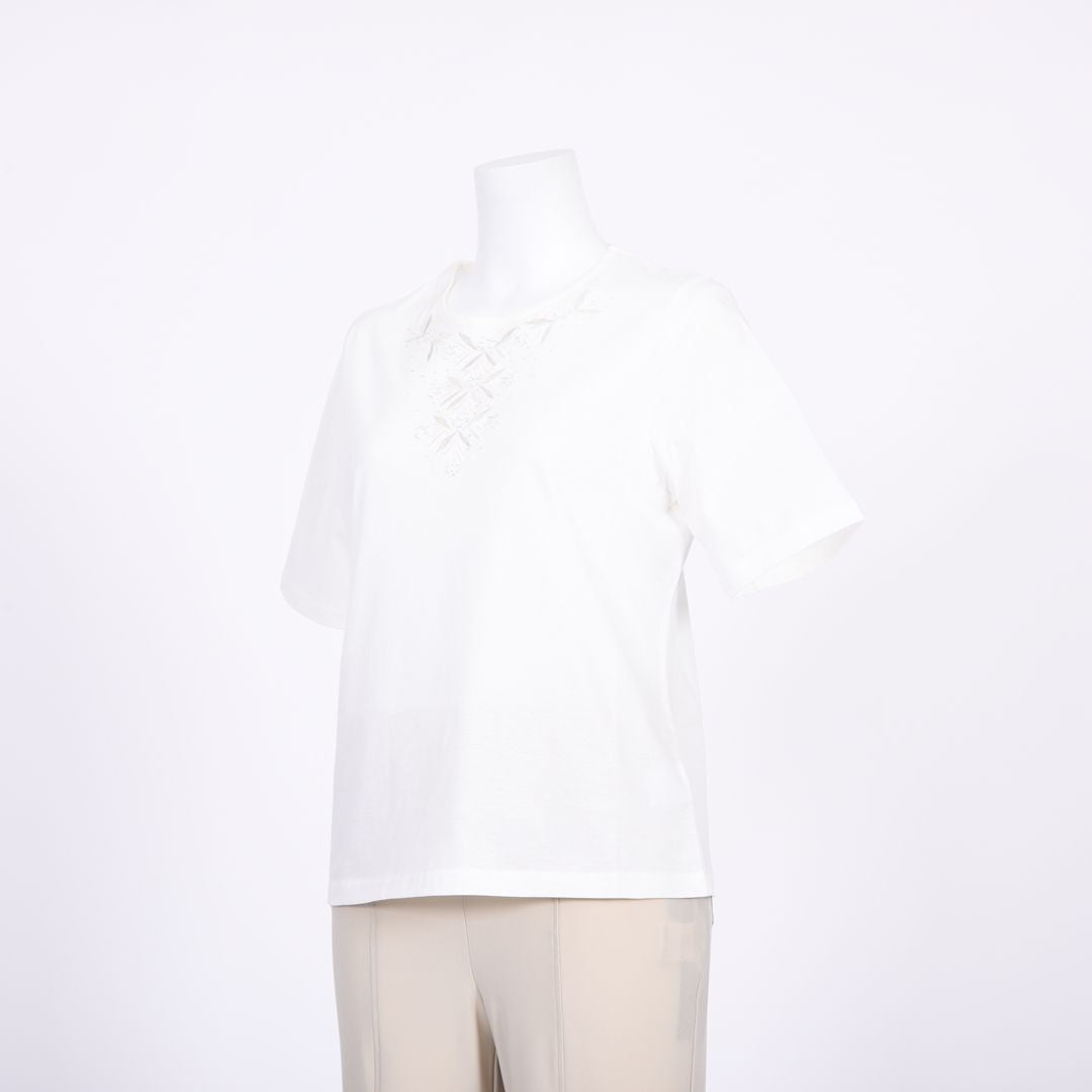 【コットン100%】刺しゅうモチーフカットソー　MIMO MODA　2562751