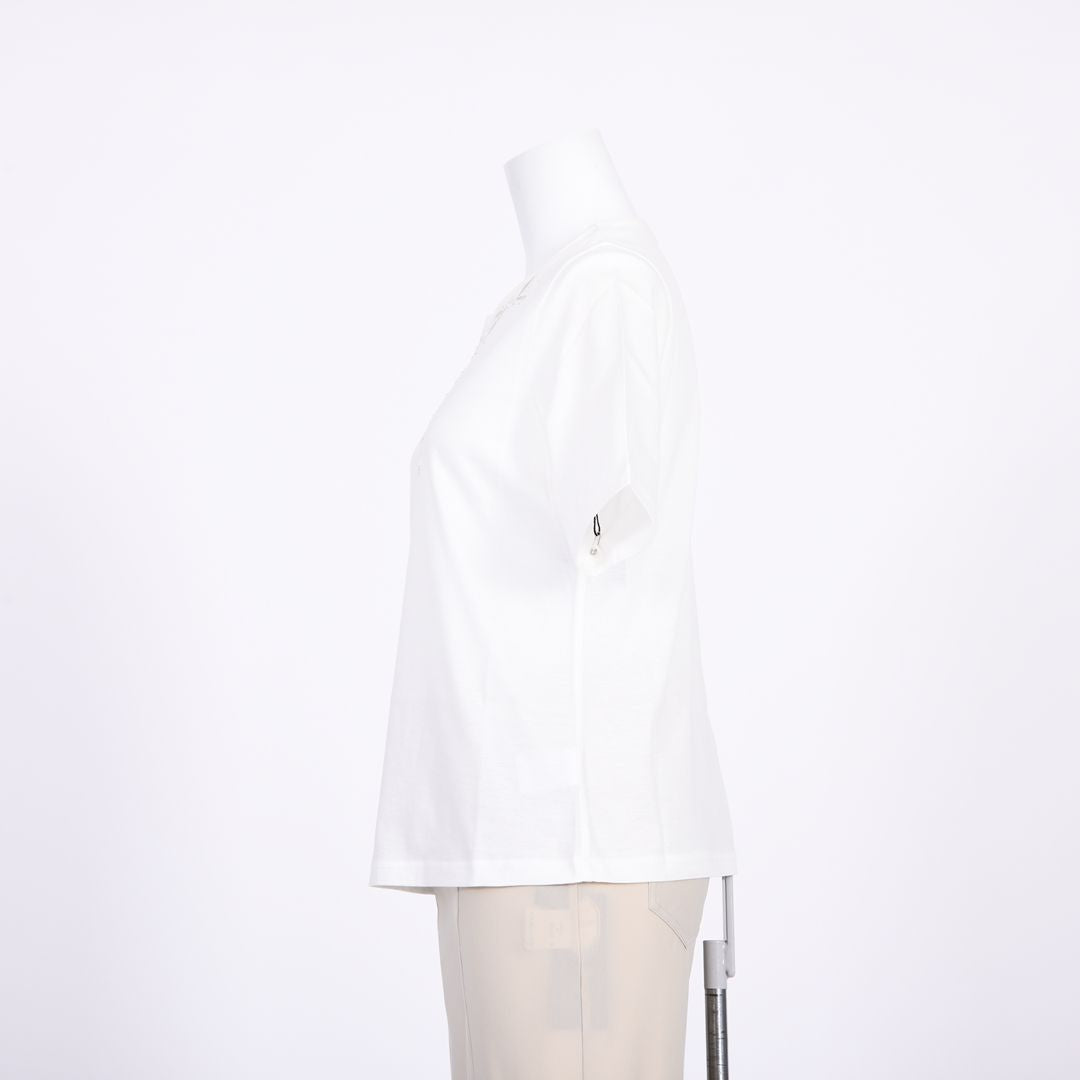 【コットン100%】刺しゅうモチーフカットソー　MIMO MODA　2562751