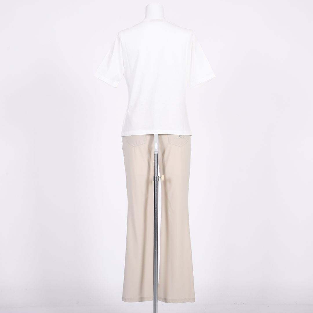 【コットン100%】刺しゅうモチーフカットソー　MIMO MODA　2562751