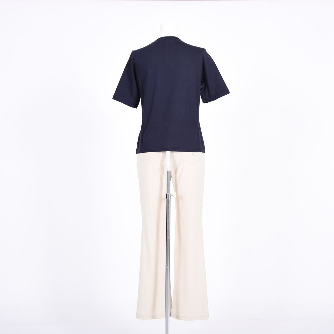 【コットン100%】刺しゅうモチーフカットソー　MIMO MODA　2562751