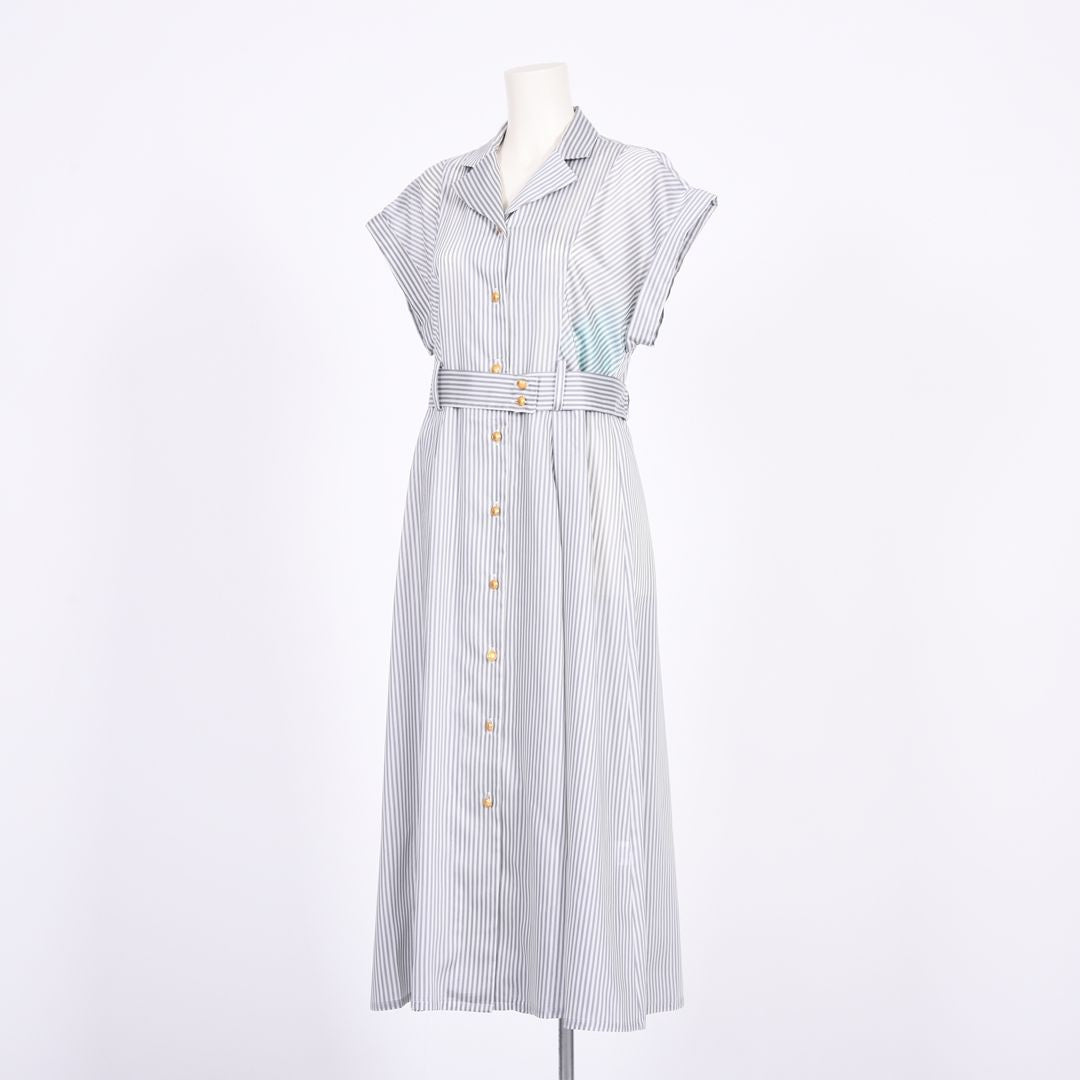 トレンチ風　ストライプワンピース　Dear Princess　3059326