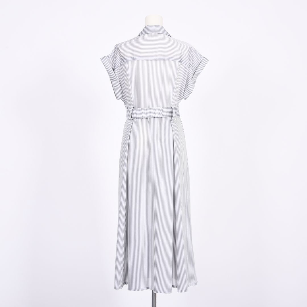 トレンチ風　ストライプワンピース　Dear Princess　3059326