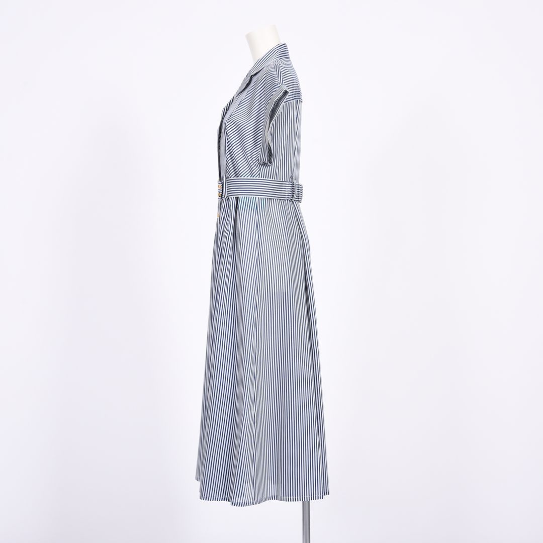 トレンチ風　ストライプワンピース　Dear Princess　3059326