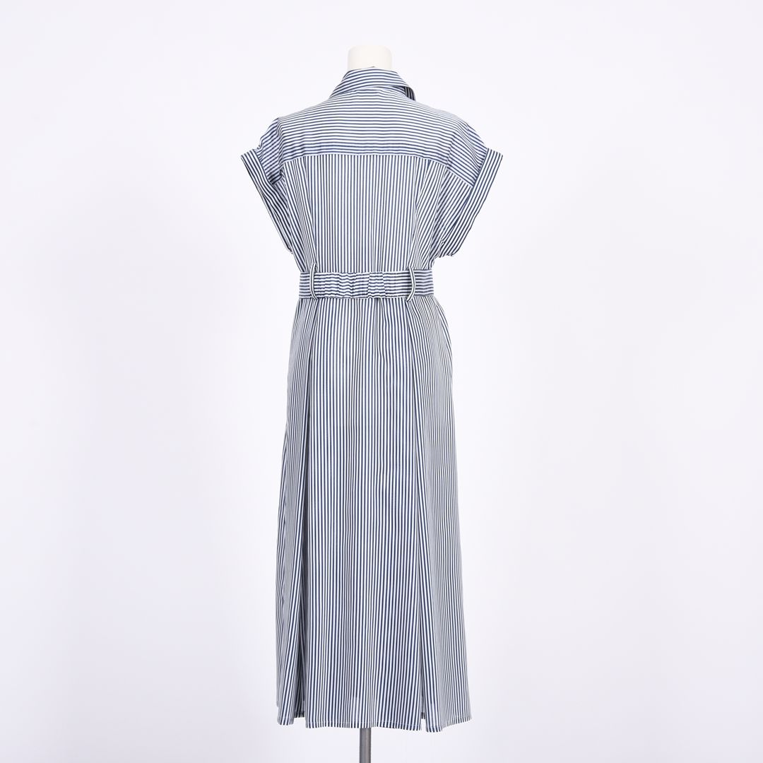 トレンチ風　ストライプワンピース　Dear Princess　3059326