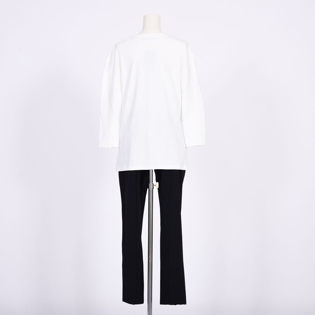ボリュームスリーブ　プリントカットソー　B DONNA　6062401