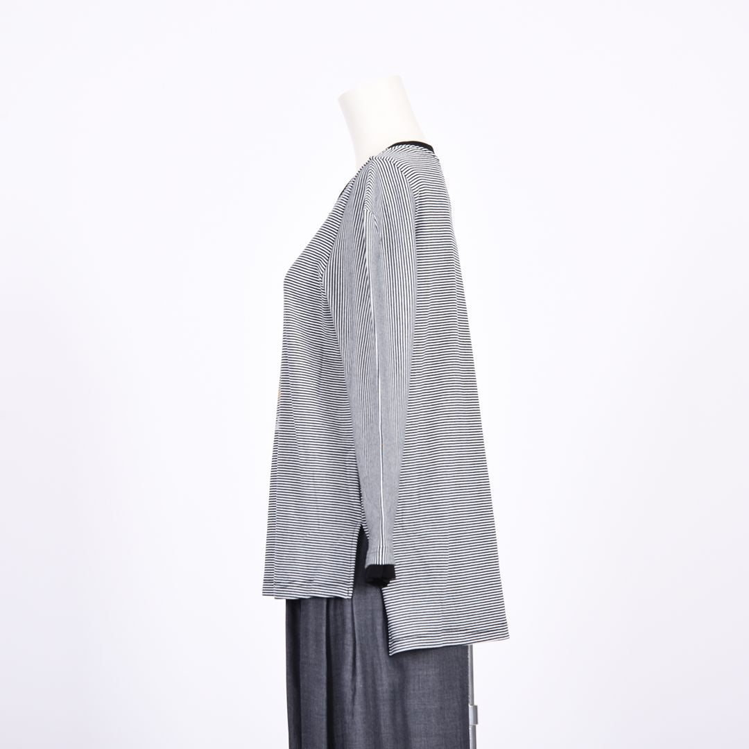 ボリュームスリーブ　プリントカットソー　B DONNA　6062401