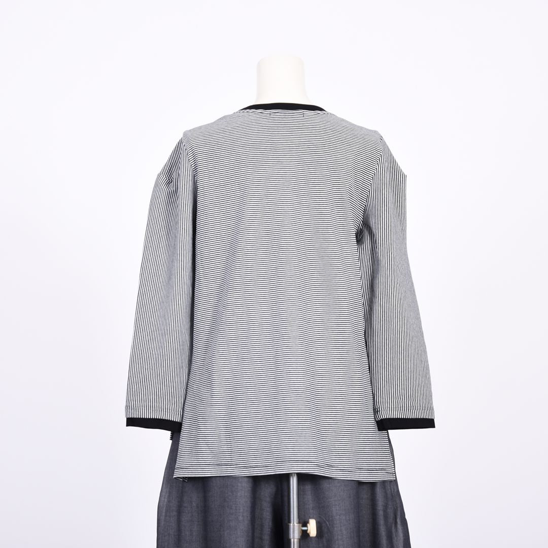ボリュームスリーブ　プリントカットソー　B DONNA　6062401