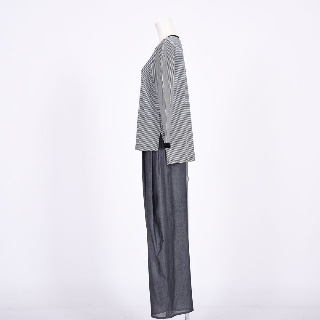 ボリュームスリーブ　プリントカットソー　B DONNA　6062401