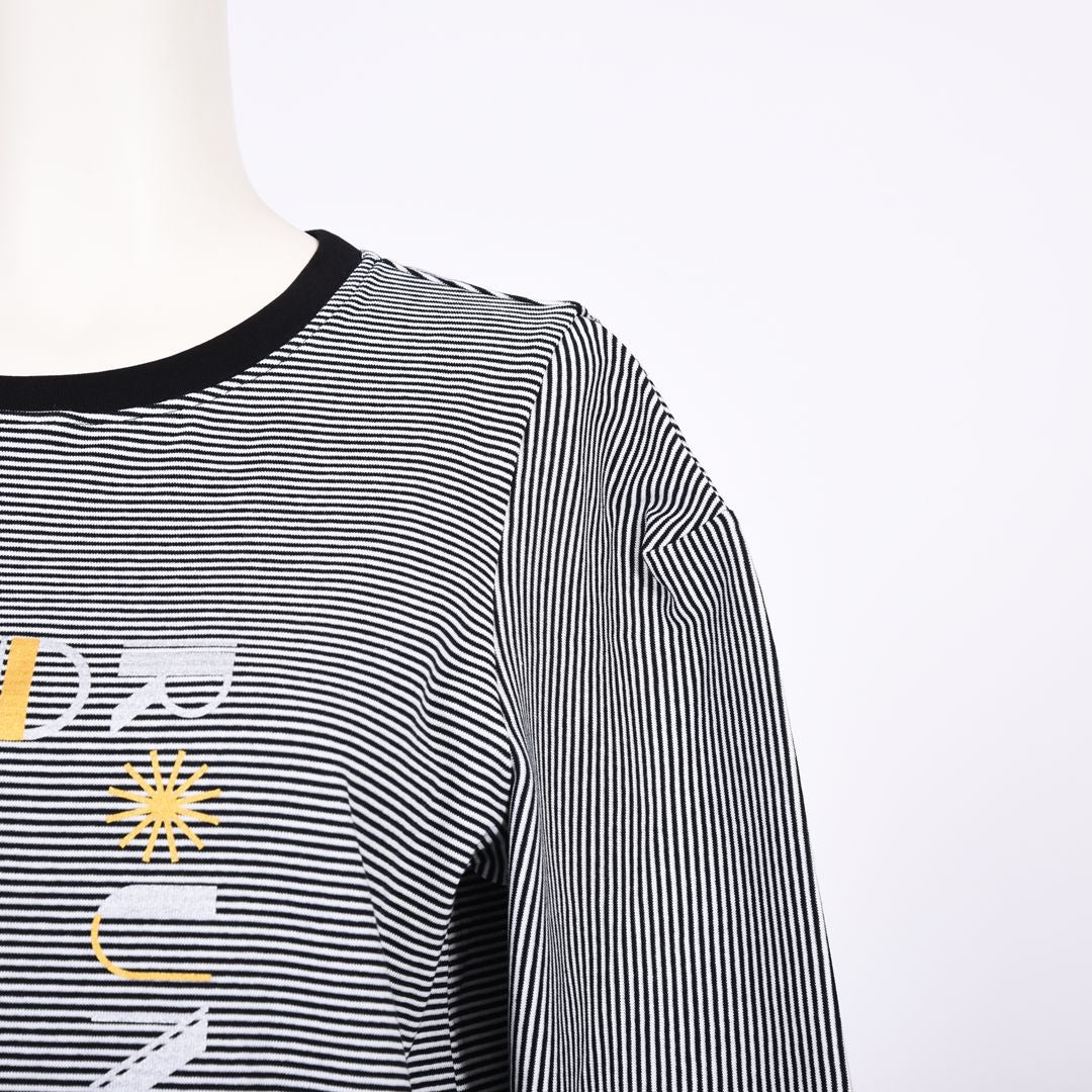 ボリュームスリーブ　プリントカットソー　B DONNA　6062401