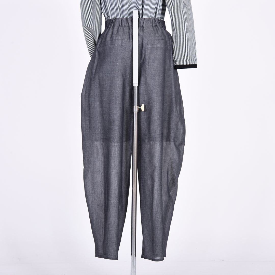 シャンブレー　ワイドパンツ　B DONNA　6066400