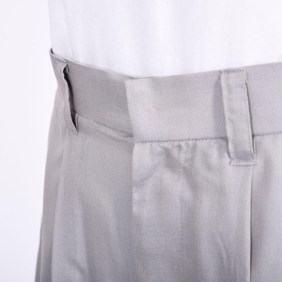 シャンブレー　ワイドパンツ　B DONNA　6066400