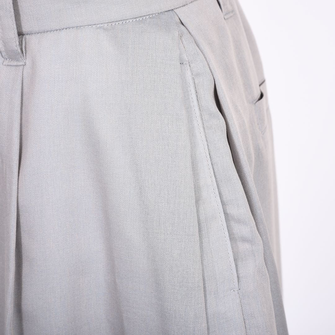 シャンブレー　ワイドパンツ　B DONNA　6066400