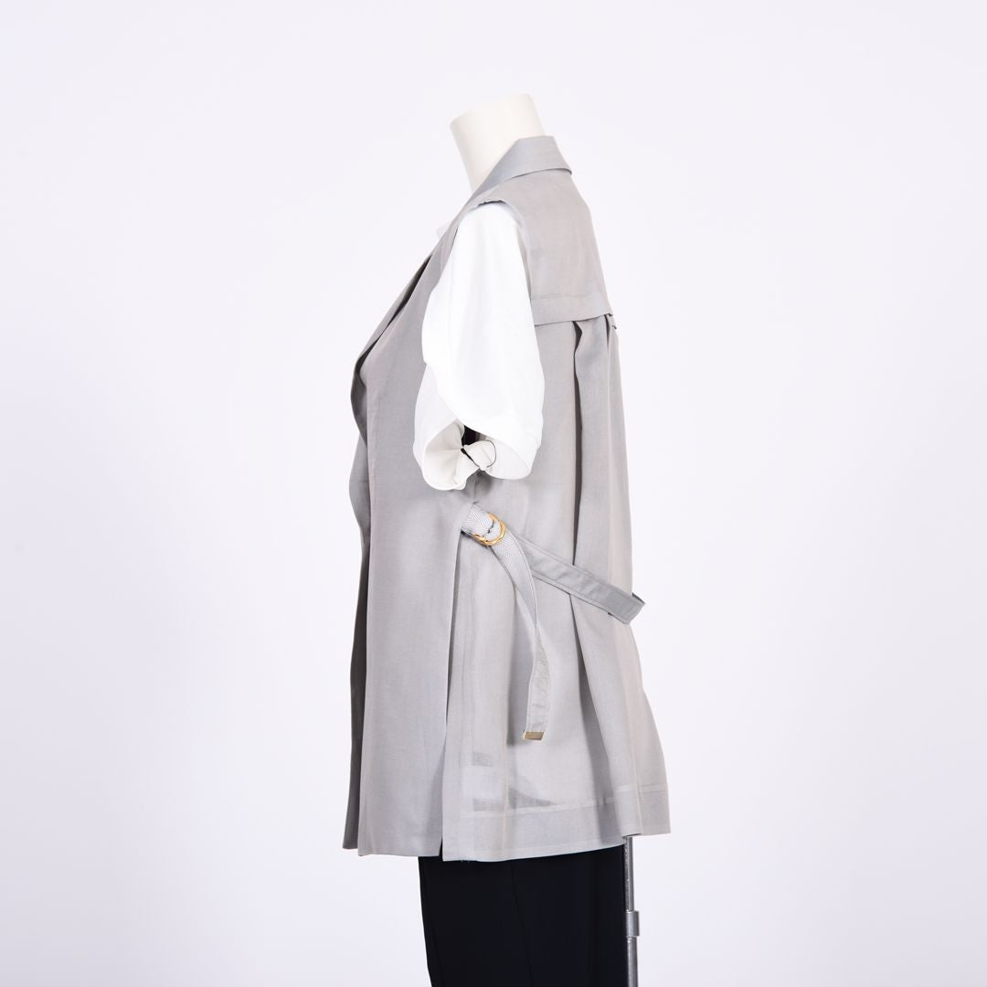 シャンブレー　テーラードジレ　B DONNA　6067400
