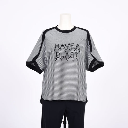 刺しゅうロゴ　ラグラン袖カットソー　B DONNA　6062400