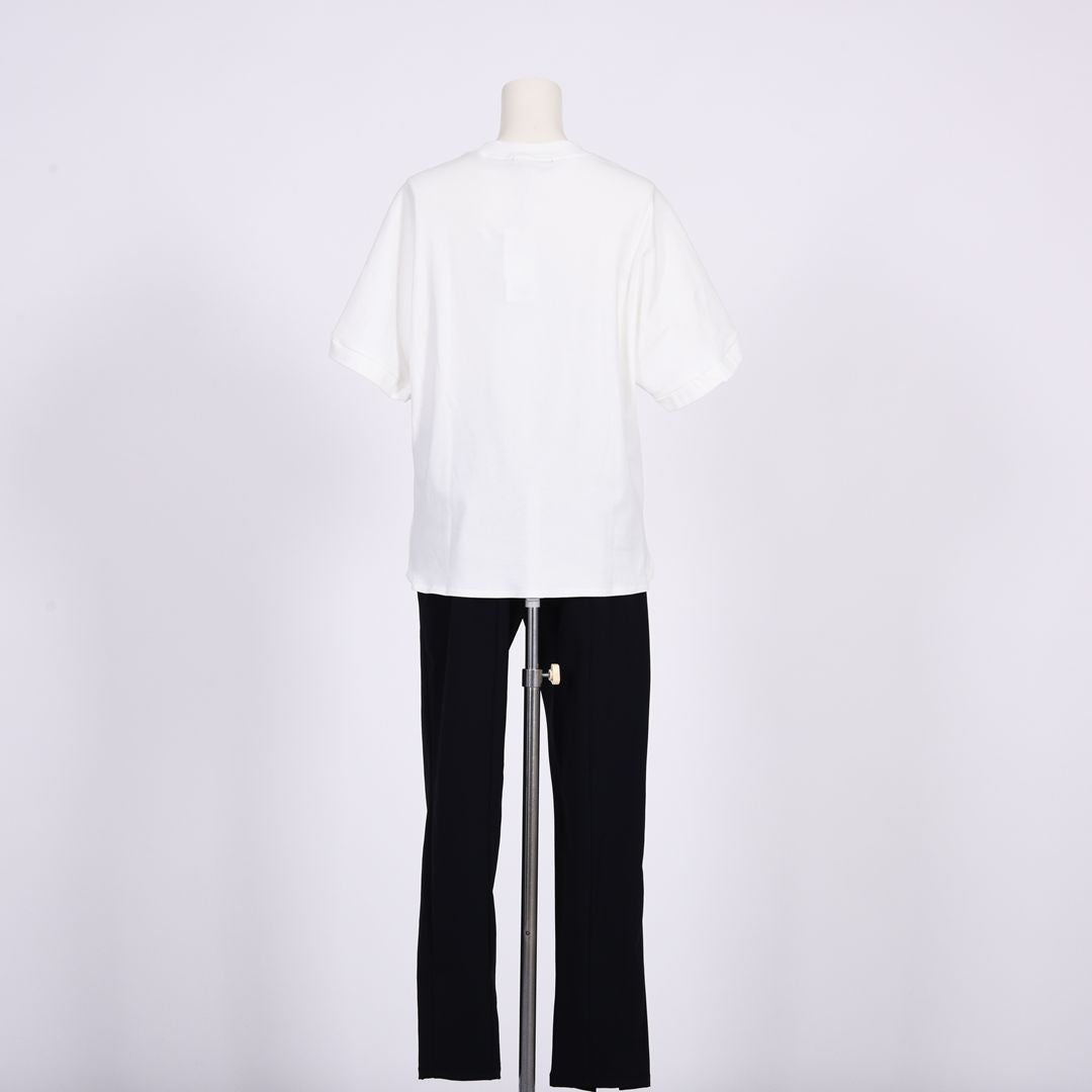 スパンコールロゴ　ラグラン袖カットソー　B DONNA　6062400
