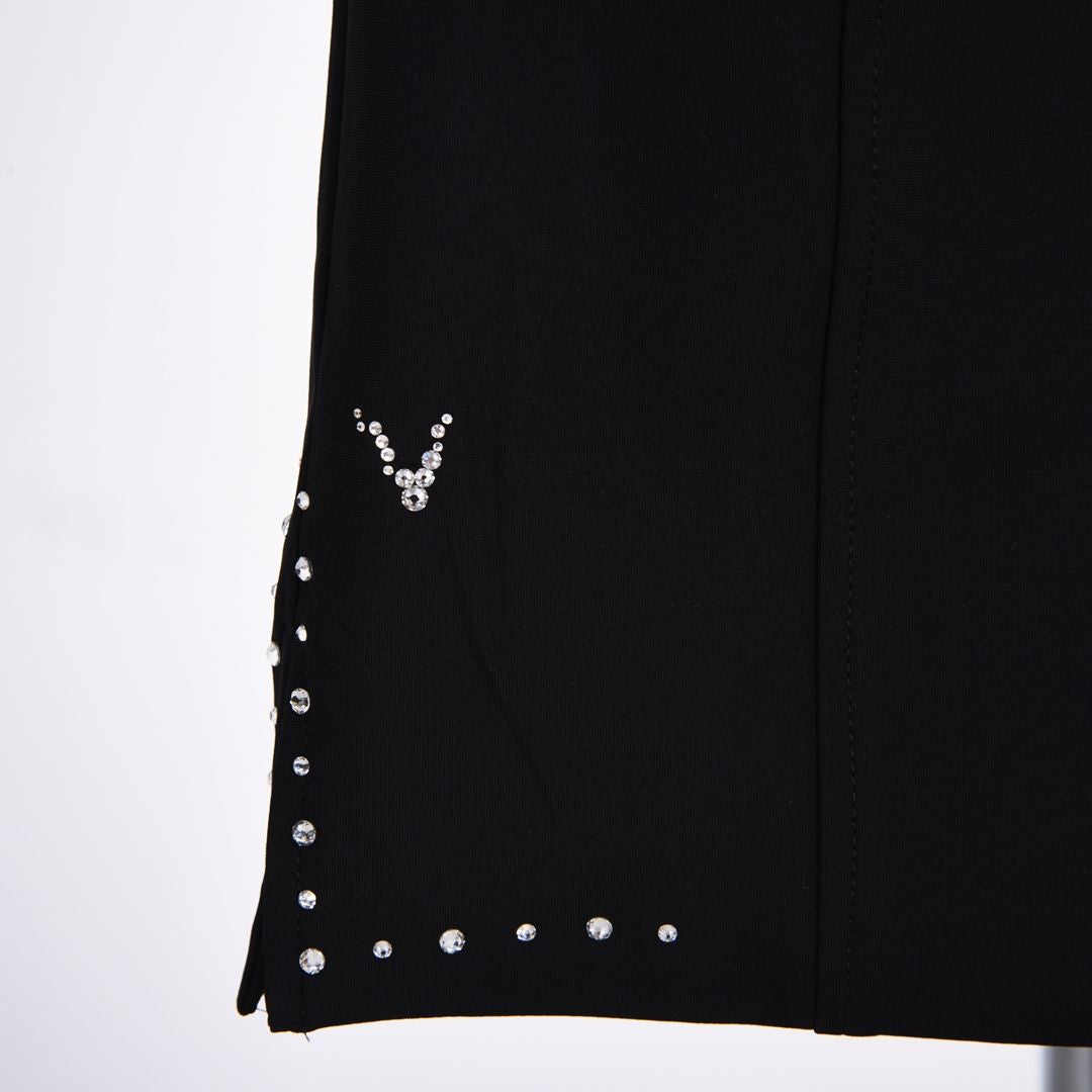 【Lサイズ】クロップド丈　ストレッチパンツ　VALENZA　5566600