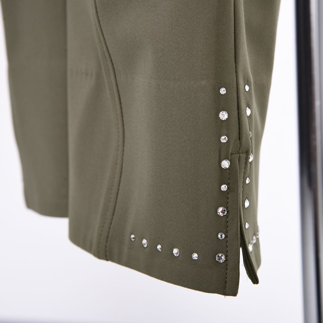 クロップド丈　ストレッチパンツ　VALENZA　5166600
