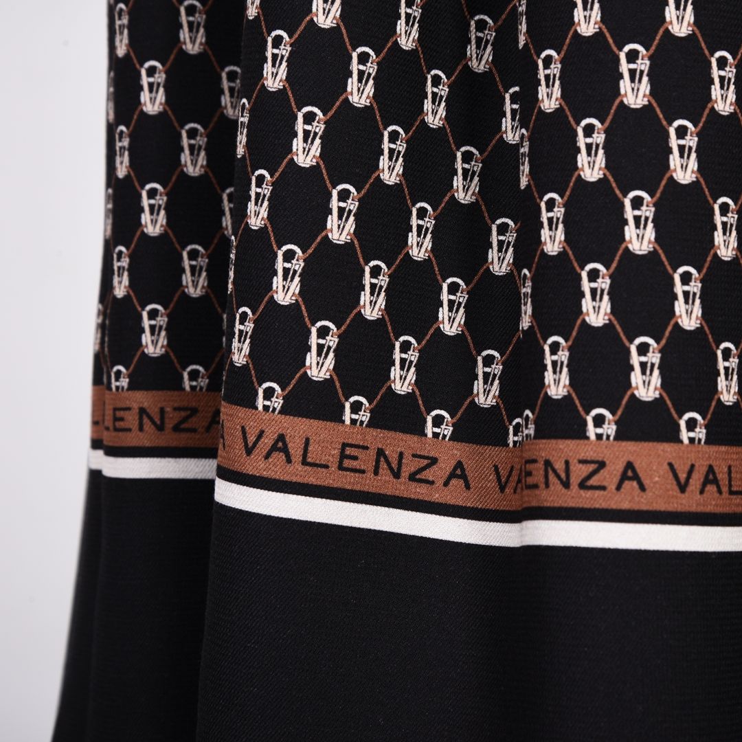 ビットプリント　フレアスカート　VALENZA　5165601