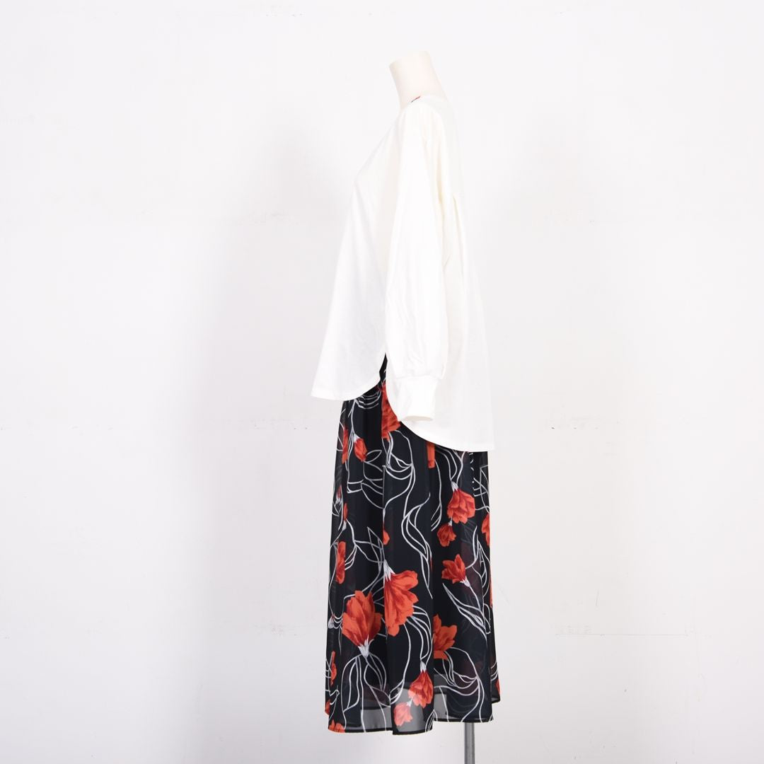 ドロップショルダーカットソー　B DONNA　6062801