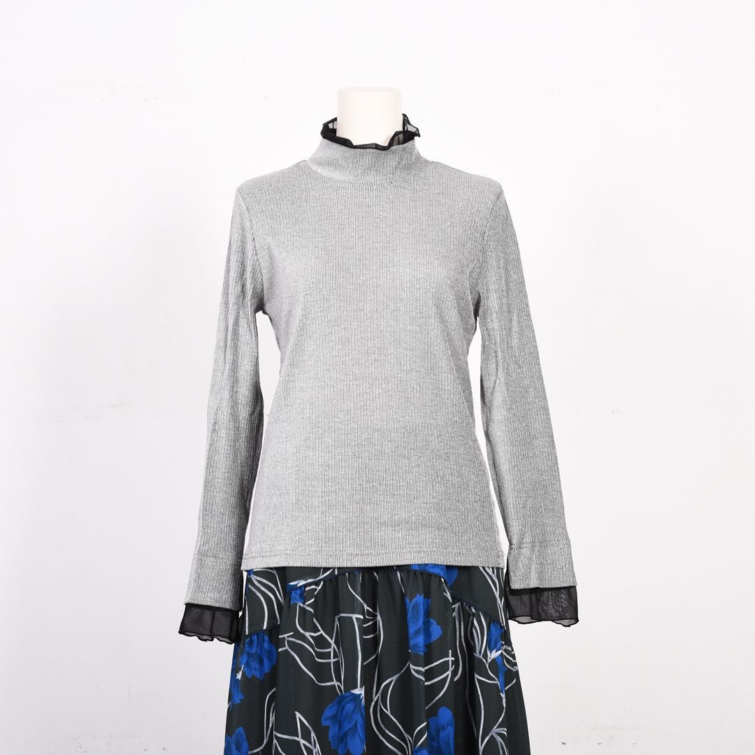 レイヤード風ハイネックカットソー　B DONNA　6062800
