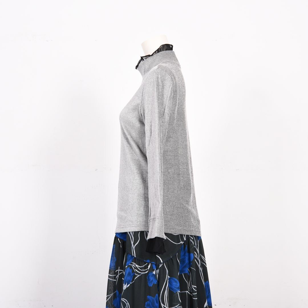 レイヤード風ハイネックカットソー　B DONNA　6062800