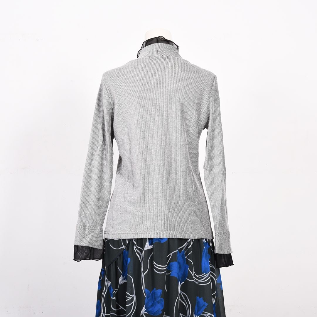 レイヤード風ハイネックカットソー　B DONNA　6062800