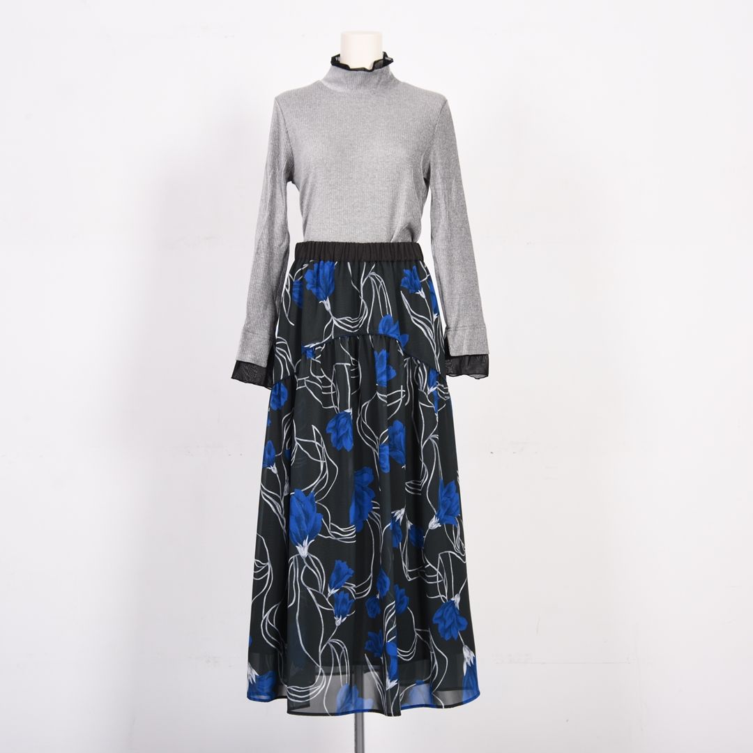 レイヤード風ハイネックカットソー　B DONNA　6062800