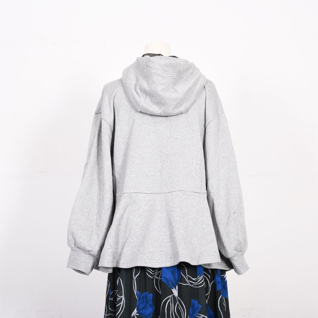 キラキラ裏毛　フルジップパーカー　B DONNA　6062803
