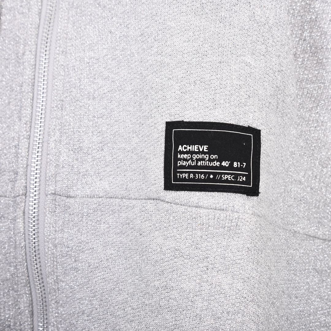 キラキラ裏毛　フルジップパーカー　B DONNA　6062803