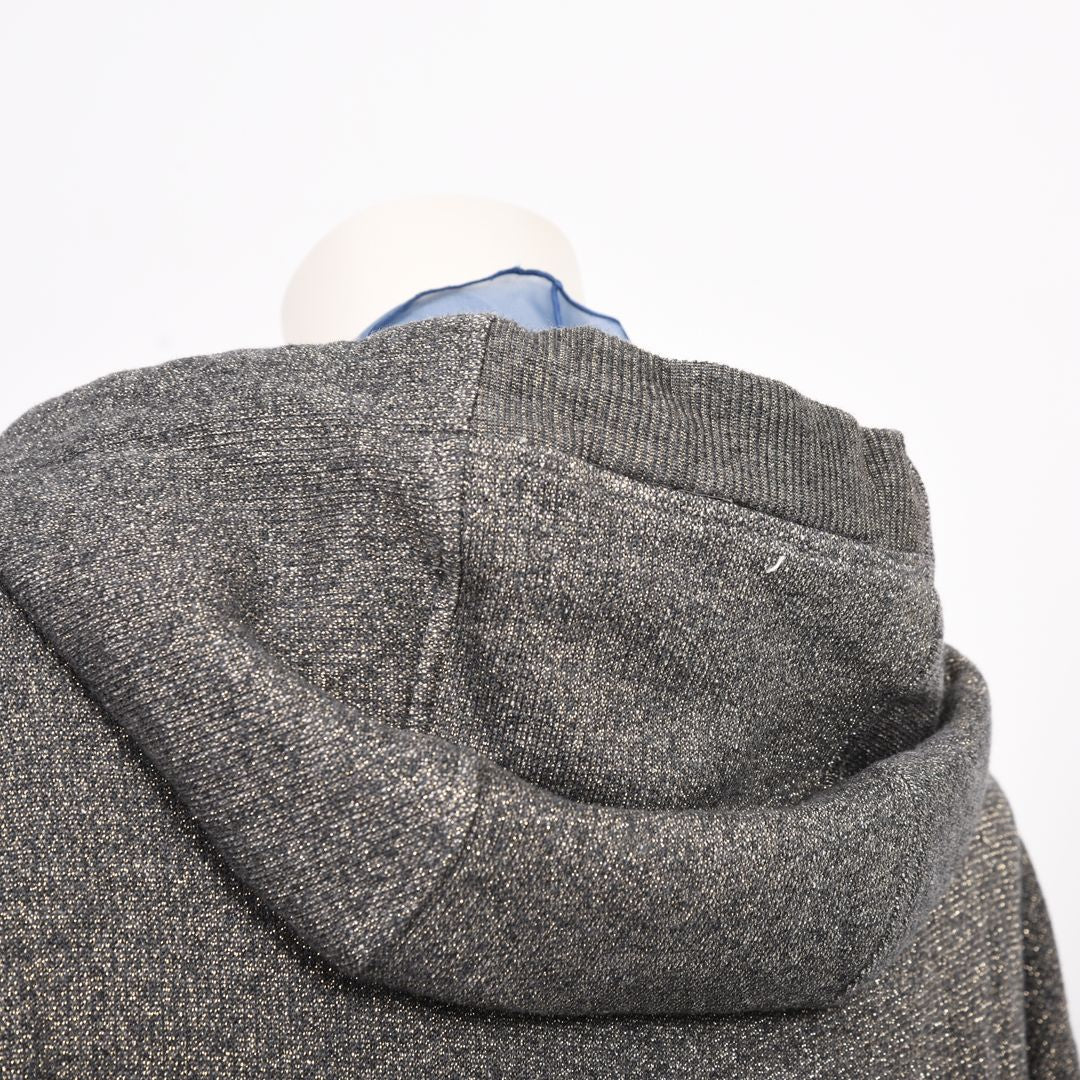 キラキラ裏毛　フルジップパーカー　B DONNA　6062803