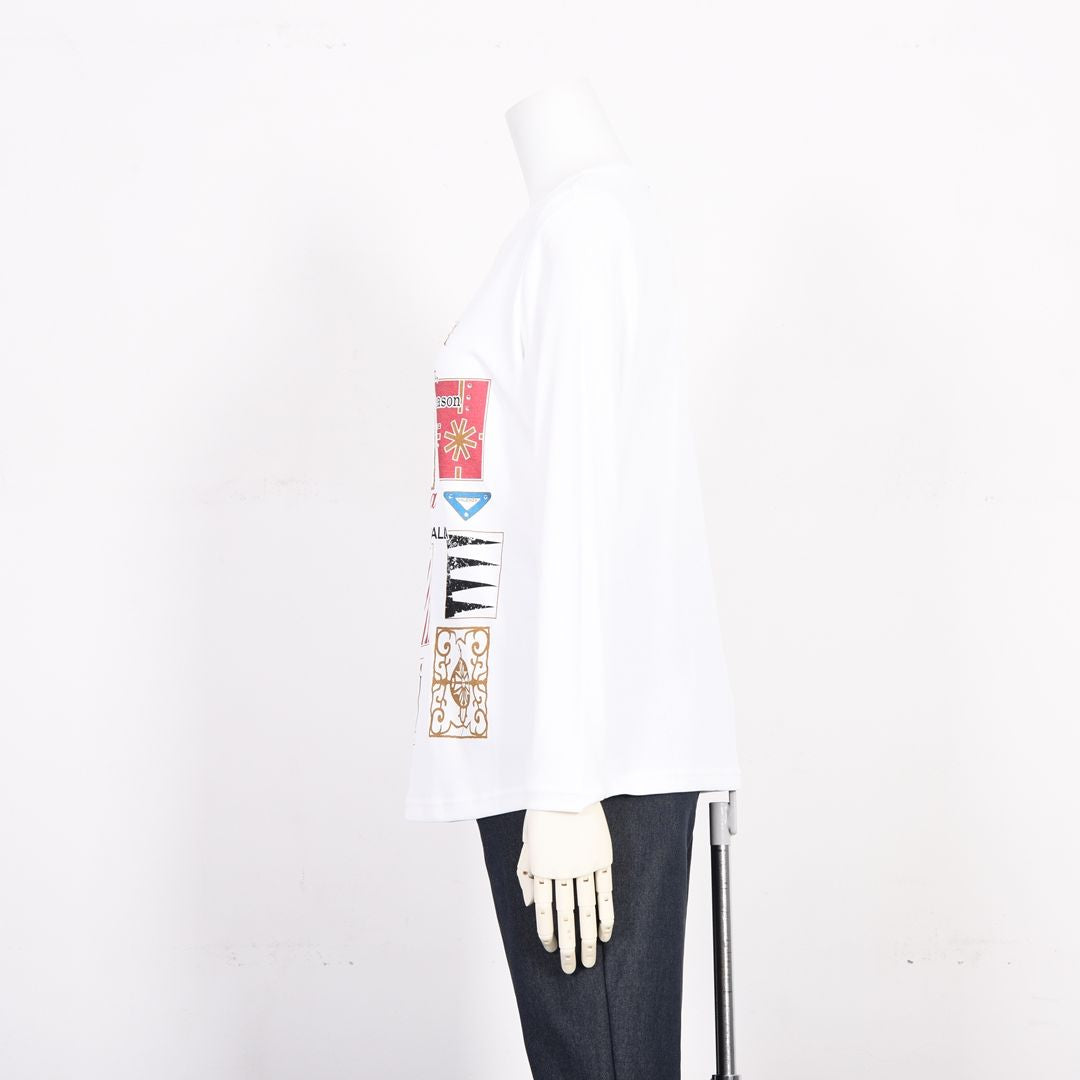 プリントモチーフ　長袖カットソー　VALENZA　5162621