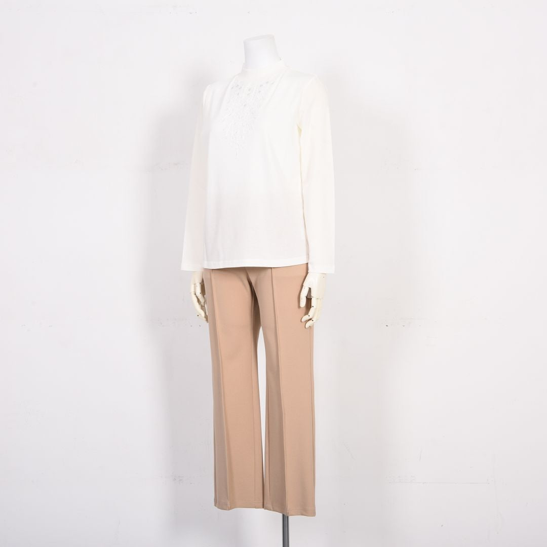 華やぎモチーフ　ハイネックカットソー　MIMO MODA　2562915