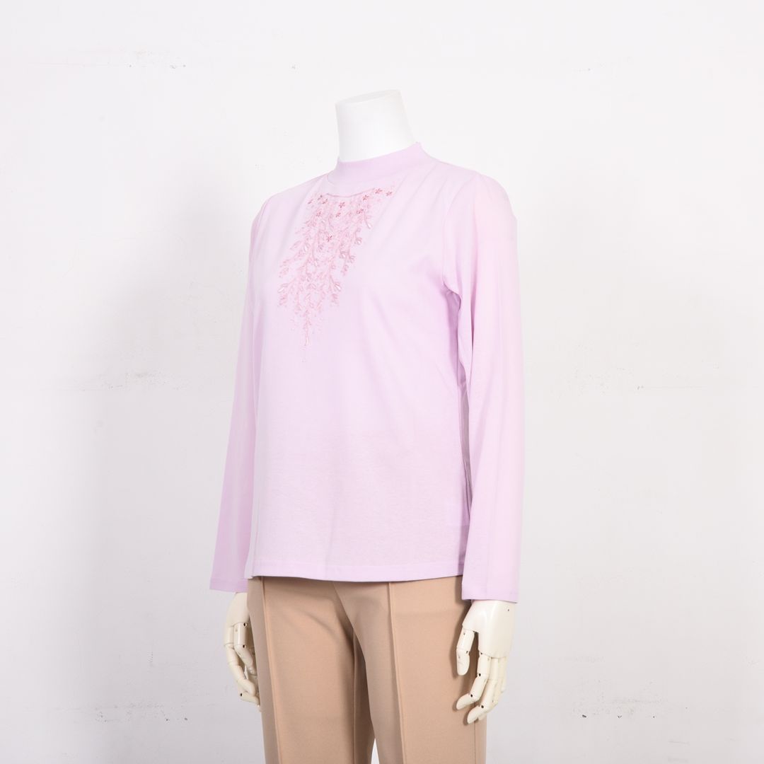 華やぎモチーフ　ハイネックカットソー　MIMO MODA　2562915
