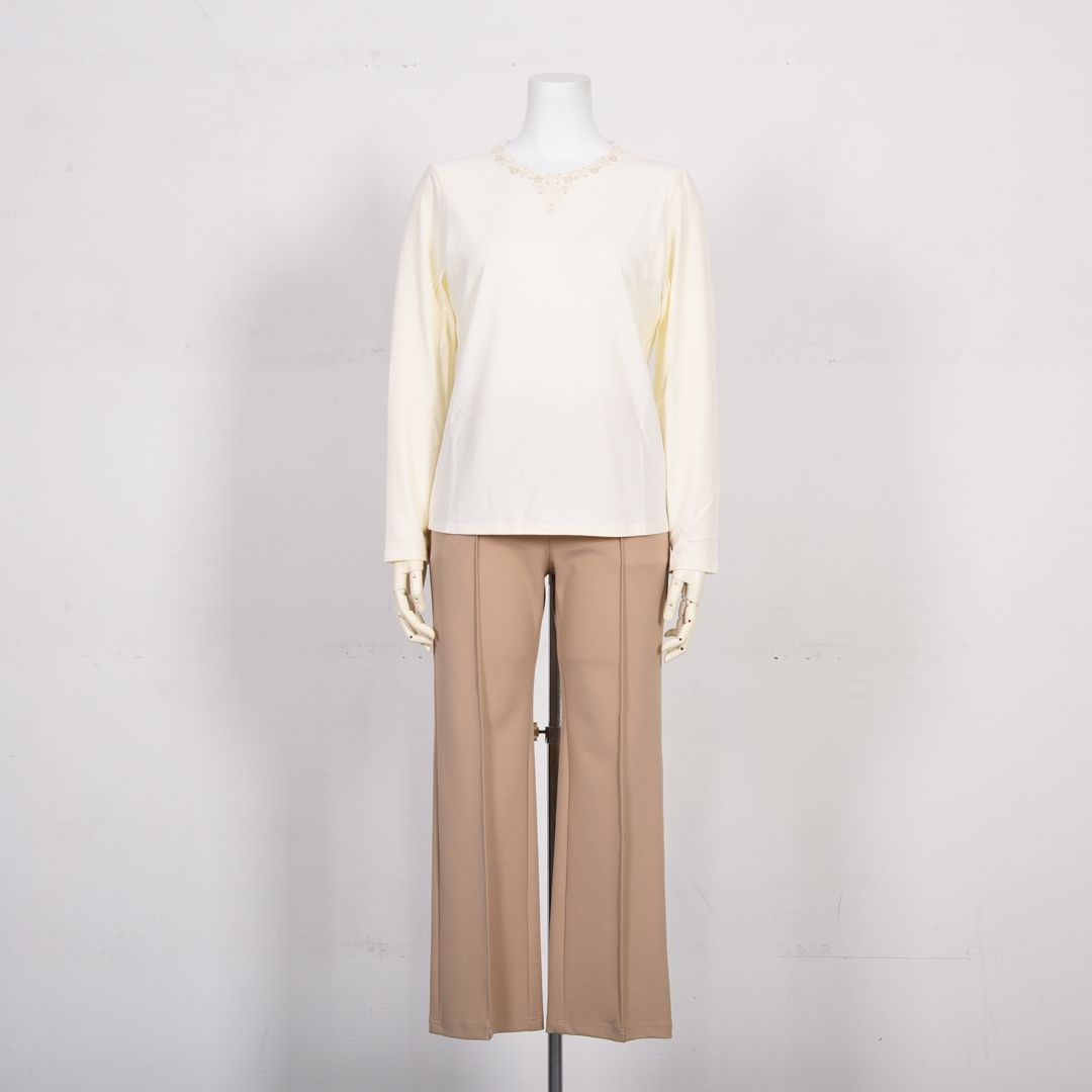 ネックレスモチーフ　カットソー　MIMO MODA　2562912