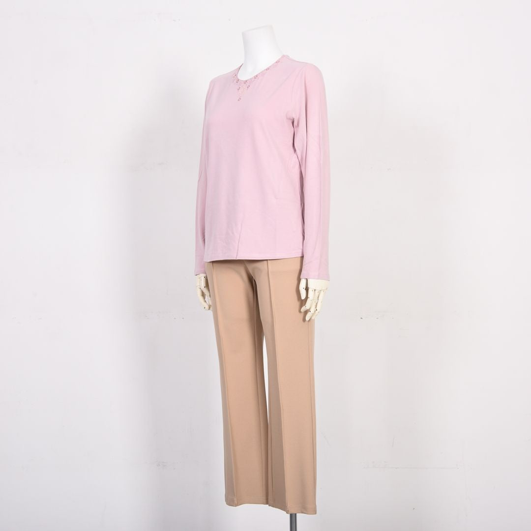 ネックレスモチーフ　カットソー　MIMO MODA　2562912