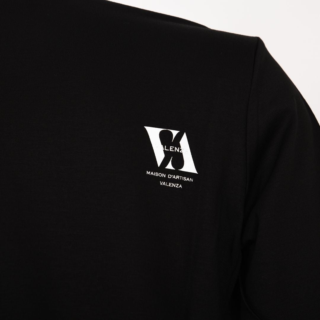 フロントモチーフ　5分袖カットソー　VALENZA　5162606