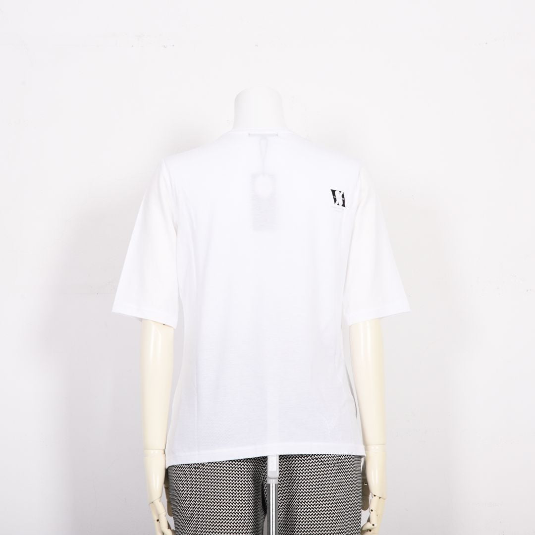 フロントモチーフ　5分袖カットソー　VALENZA　5162606