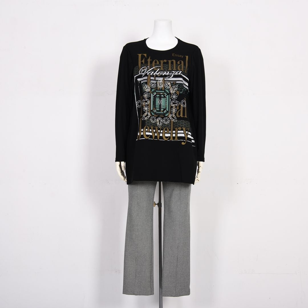※予約商品 ジュエリーモチーフ　カットソー　VALENZA　5162615