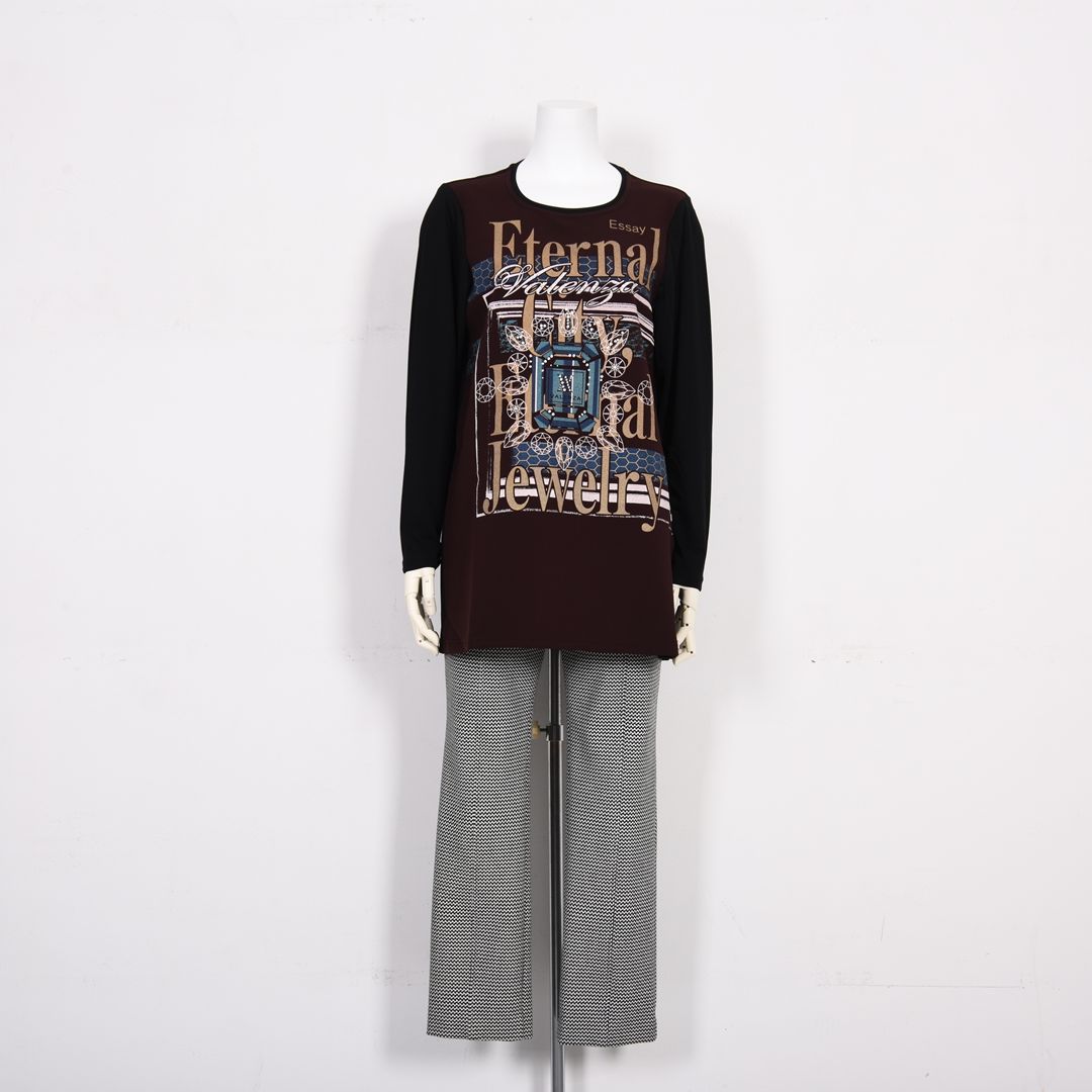 ※予約商品 ジュエリーモチーフ　カットソー　VALENZA　5162615