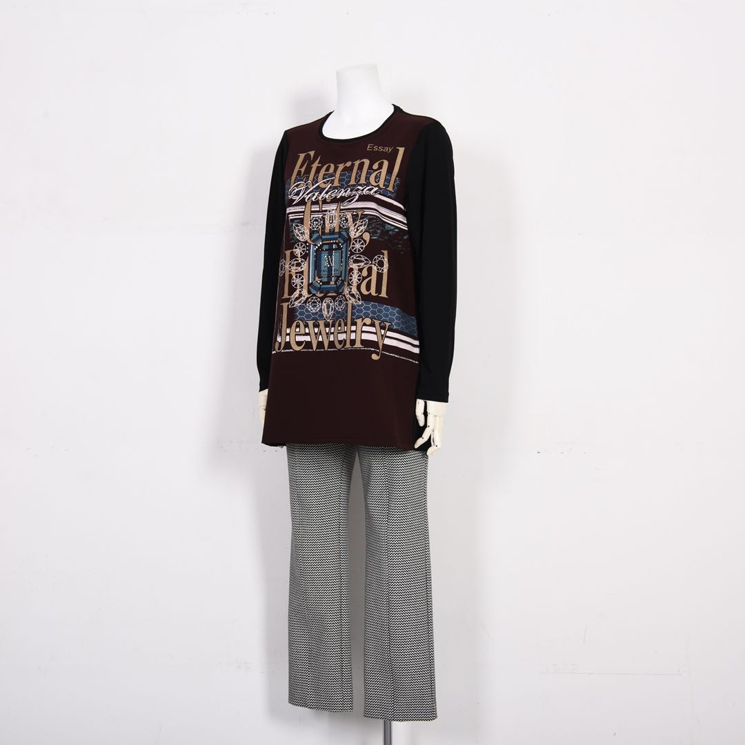 ※予約商品 ジュエリーモチーフ　カットソー　VALENZA　5162615