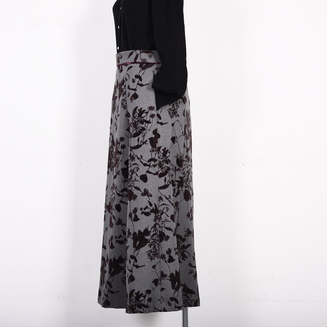 フロッキー加工　花柄スカート　Dear Princess　3065901