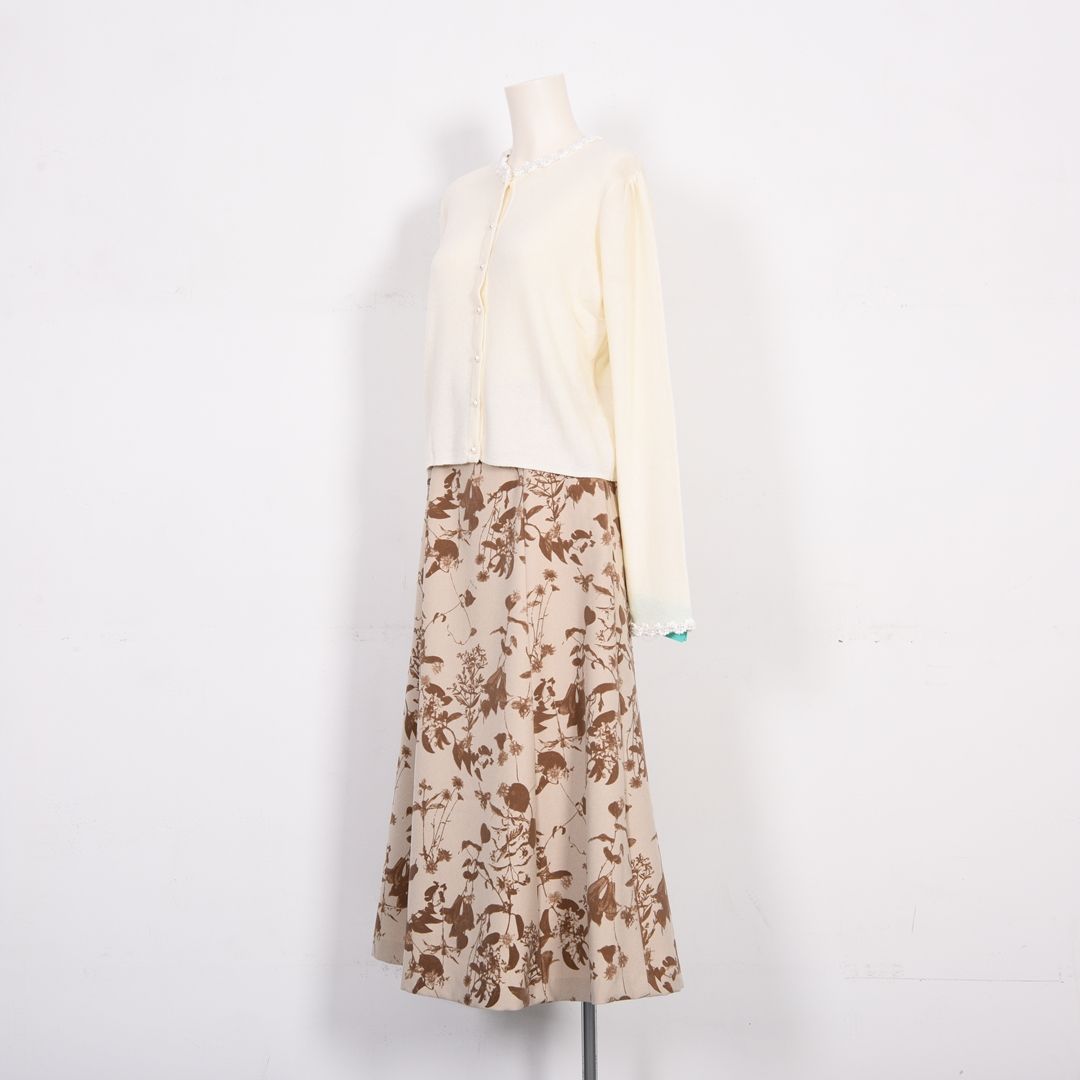 フロッキー加工　花柄スカート　Dear Princess　3065901