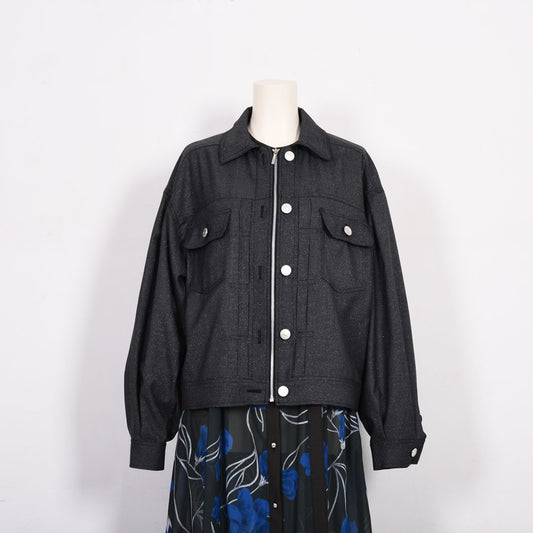 煌めきストレッチツイル　ジャケット　B DONNA　6067801