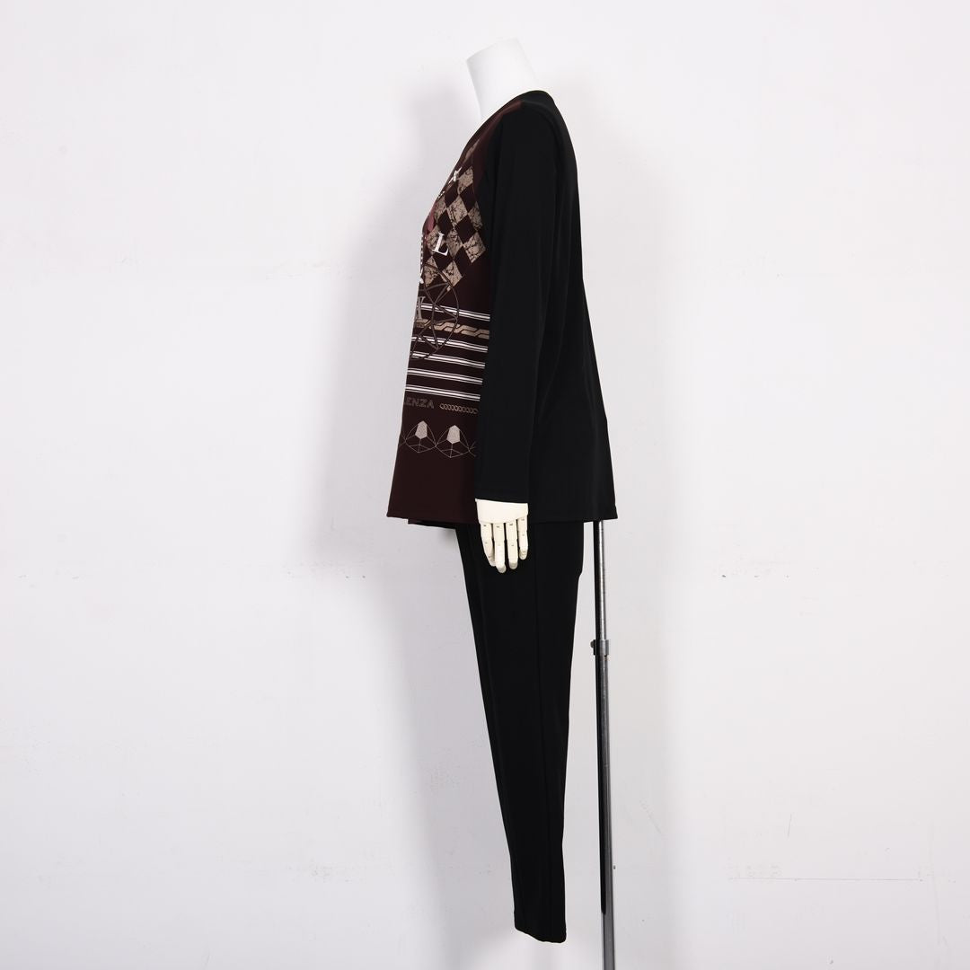 【Lサイズ】フロントモチーフ　カットソー　VALENZA　5562616