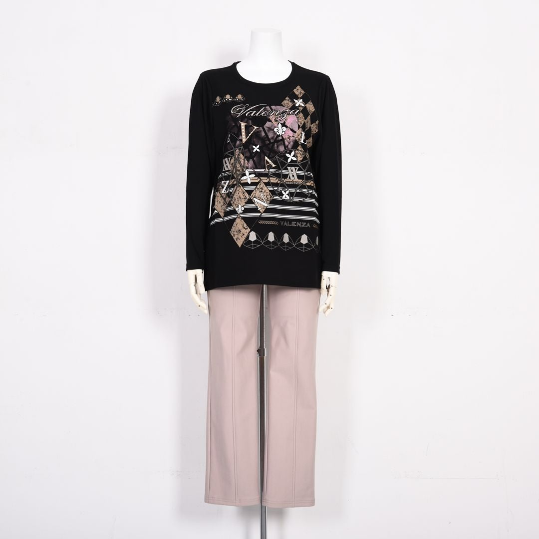 フロントモチーフ　カットソー　VALENZA　5162616