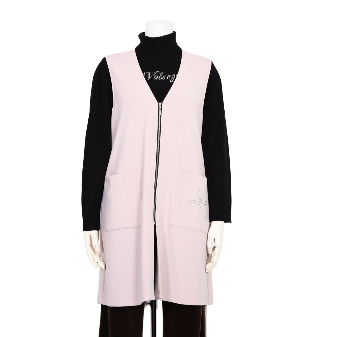 【Lサイズ】フロントファスナー　ロングジレ　VALENZA　5567609