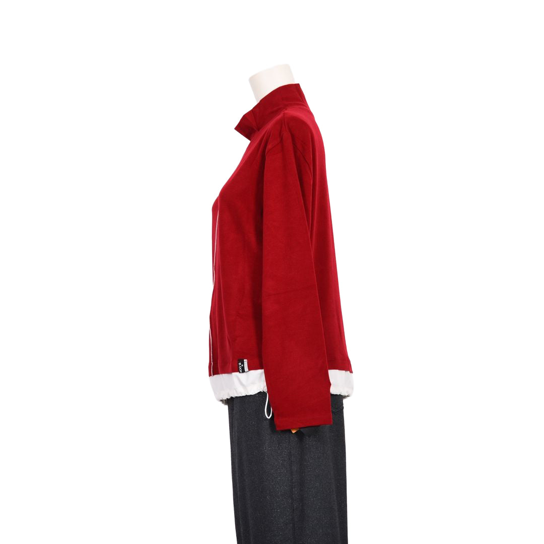 異素材切替　ハイネックカットソー　B DONNA　6062952